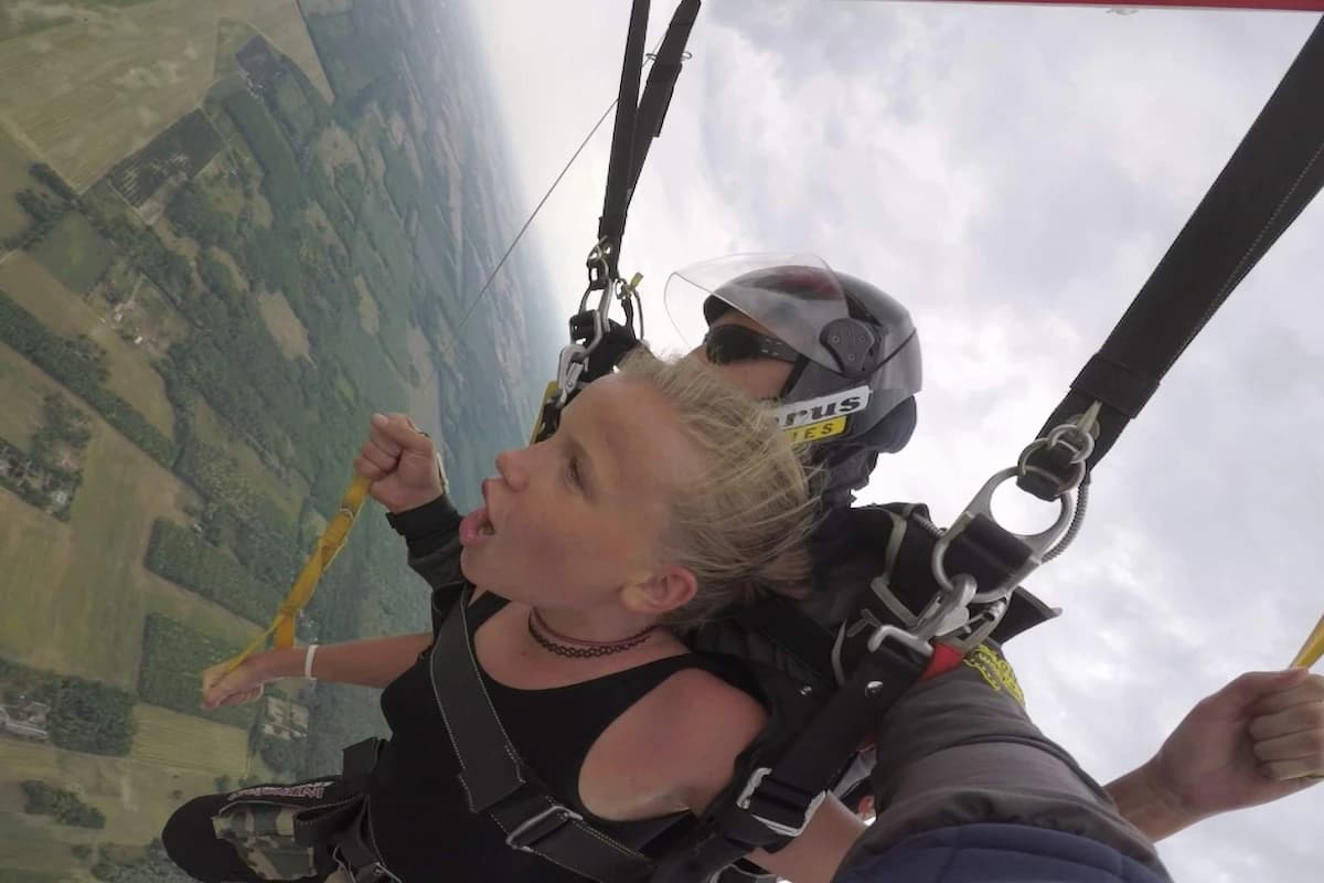 Tandem Skydive with Handheld & External Aerial Cameraman — photo 3 of 3
